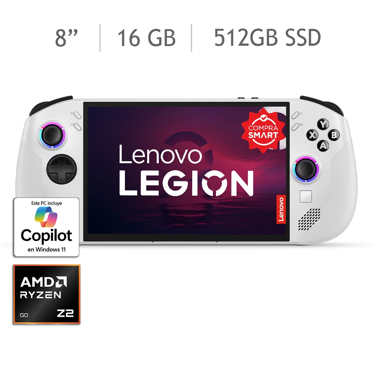 Lenovo Legion Go S Consola Portátil 8" WUXGA AMD Ryzen Z2 Go 16GB 512GB SSD Lenovo Legion Go S Consola Portátil 8" WUXGA AMD Ryzen Z2 Go 16GB 512GB SSD