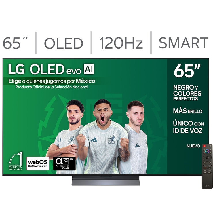 LG Pantalla 65" OLED 4K AI Smart TV