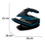 Rowenta, Plancha de Vapor Inalámbrica Freemove Force con Suela de Acero Inoxidable Rowenta, Plancha de Vapor Inalámbrica Freemove Force con Suela de Acero Inoxidable