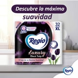 Regio Luxury Black Tulip Papel Higiénico 32 Rollos