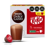 Nescafé Dolce Gusto, 40 cápsulas sabor chocolate KitKat