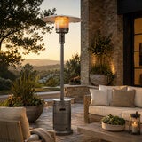 Fire sense, Calentador de Gas para Exterior Color Gris Fire sense, Calentador de Gas para Exterior Color Gris