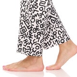 Keith Haring Conjunto de Pijama para Dama Negro Grande