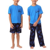 Saint Eve Pijama 3 piezas para Niños y Niñas Azul 7 / 8 Años
