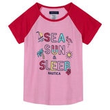 Nautica Pijama 3 piezas para Niños y Niñas Rosa 7 / 8 Años
