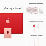 Apple iMac 24" con pantalla Retina 4.5K Chip M1 256 GB Rosa