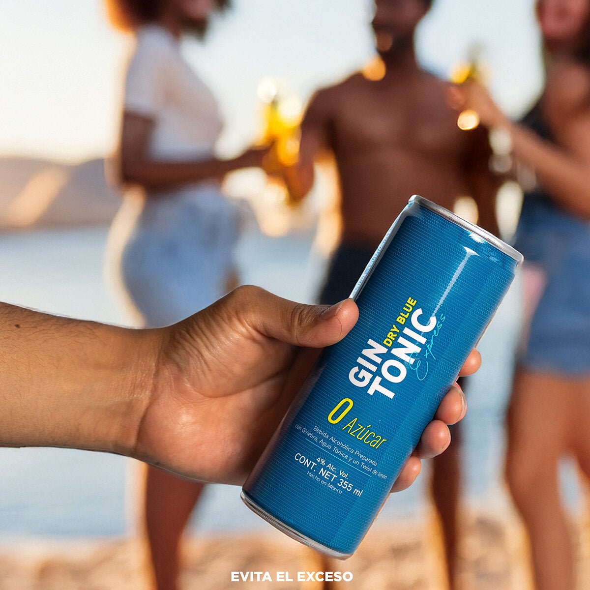 Dry Blue Express Gin Tonic Sin Azúcar 8/355ml Dry Blue Express Gin Tonic Sin Azúcar 8/355ml