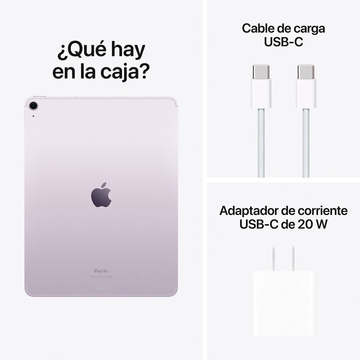 Apple iPad Air 13" Wi-Fi + Cellular 256GB Morado Apple iPad Air 13" Wi-Fi + Cellular 256GB Morado