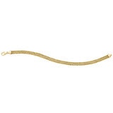 Pulsera para Dama, Oro Amarillo de 14K de 19cm