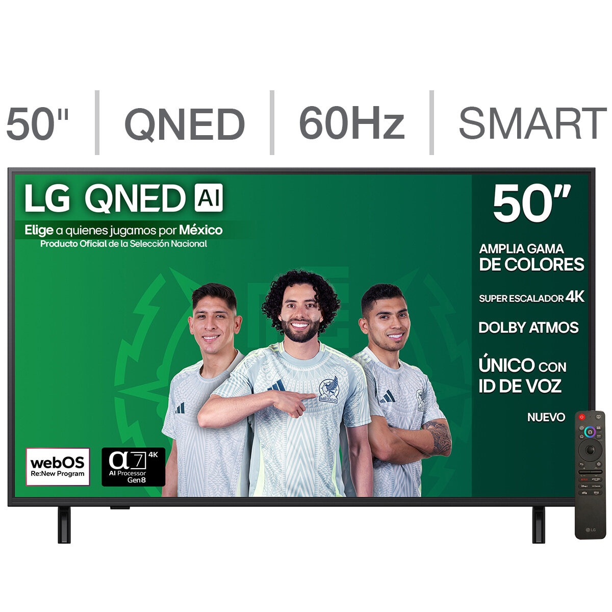 LG Pantalla 50" QNED 4K Smart TV LG Pantalla 50" QNED 4K Smart TV