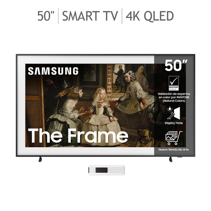 Samsung Pantalla 50" QLED The Frame 4K Smart TV + Marco