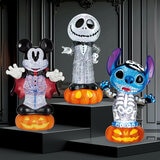 Disney Linterna Giratoria de Halloween con Luces LED