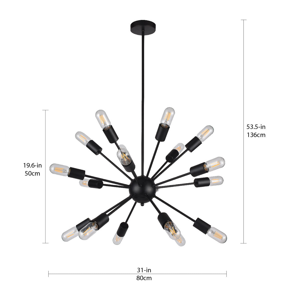 Empire Lighting, Lámpara Colgante LED Andrómeda