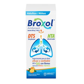 Broxol Solución 300mg/100 ml, 120 ml Broxol Solución 300mg/100 ml, 120 ml