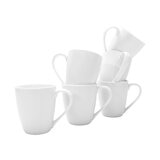 Crown Baccara Juego de 6 Tazas de Porcelana