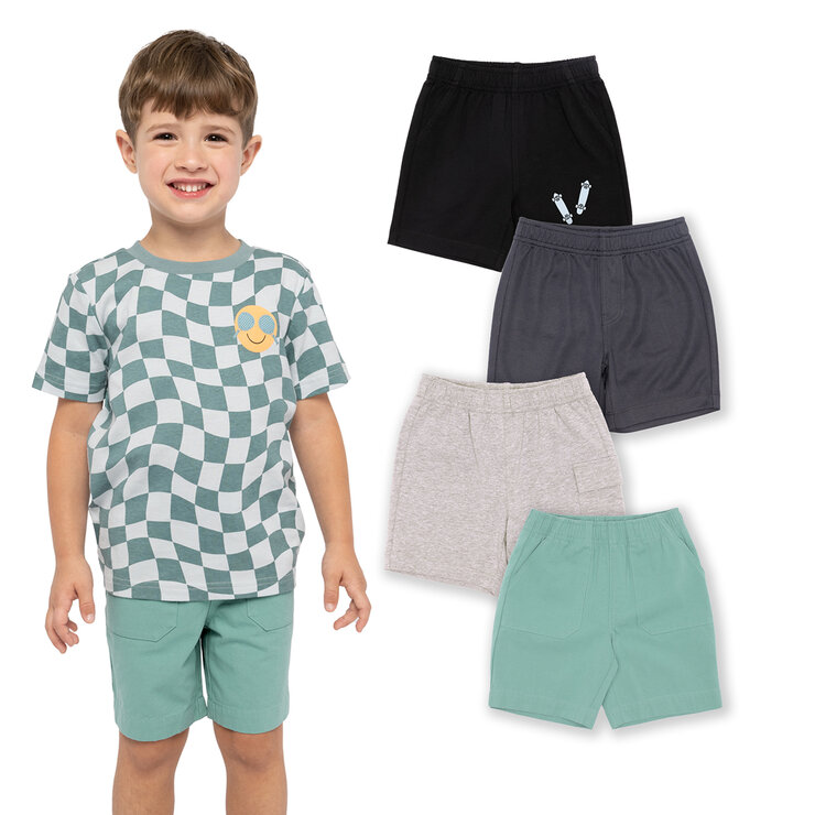 Pekkle Pekkle Shorts 4 piezas para Niños y Niñas Varias Tallas y Colores