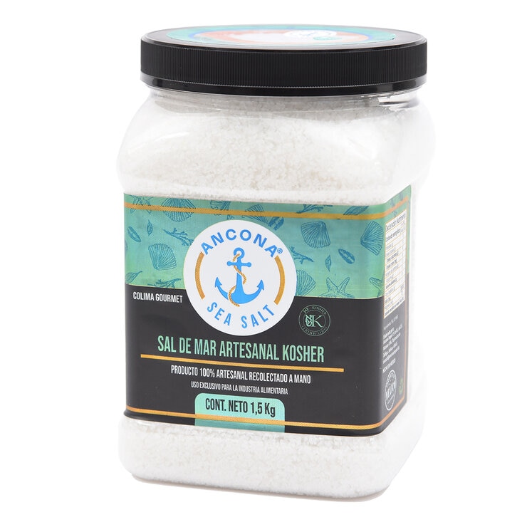 Ancona Sal de Mar Artesanal Kosher 1.5 kg Ancona Sal de Mar Artesanal Kosher 1.5 kg