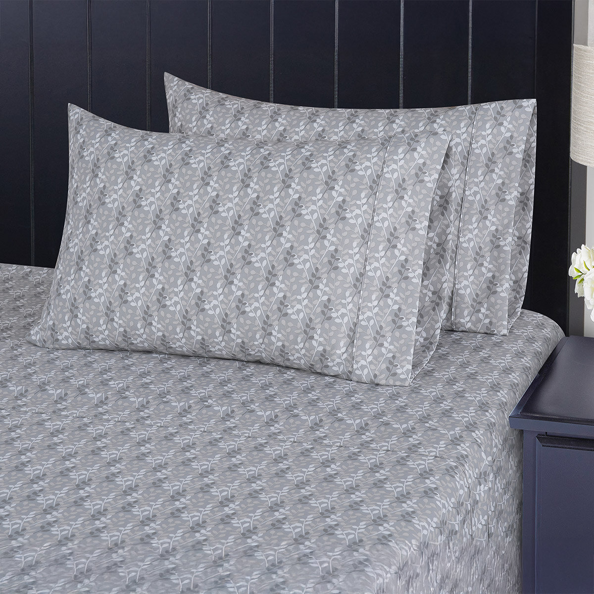 South Point Home Fashions Juego de Sabanas Tamaño King 6 Piezas Dow Leaves