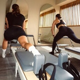 Active Core Cama de Pilates Reformer Plegable Aria Gris