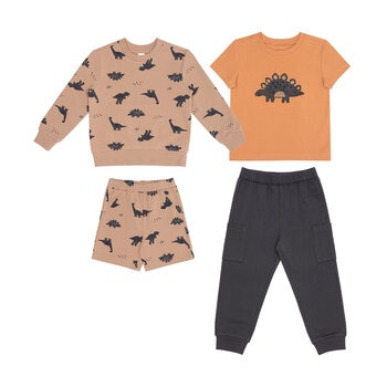 Pekkle Conjunto 4 piezas para Niños y Niñas Varias Tallas y Colores