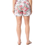 Briggs Shorts Tipo Lino para Dama Rosa Extra Grande