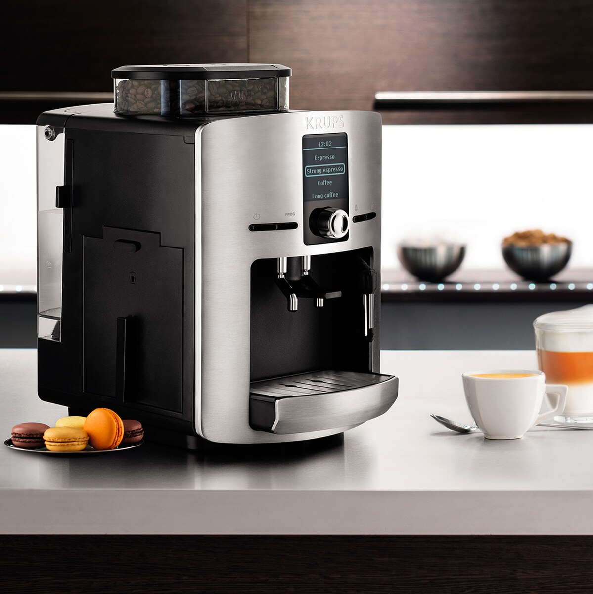 Krups, Máquina de Espresso Super Automática Inox, Digital y Programable Costco México