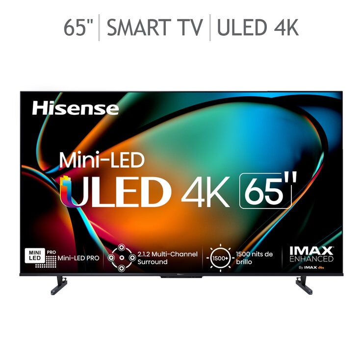 Hisense Pantalla 65" Mini-LED 4K UHD Smart TV