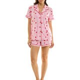 Jaclyn NY Pijama para Dama Rosa Extra Grande