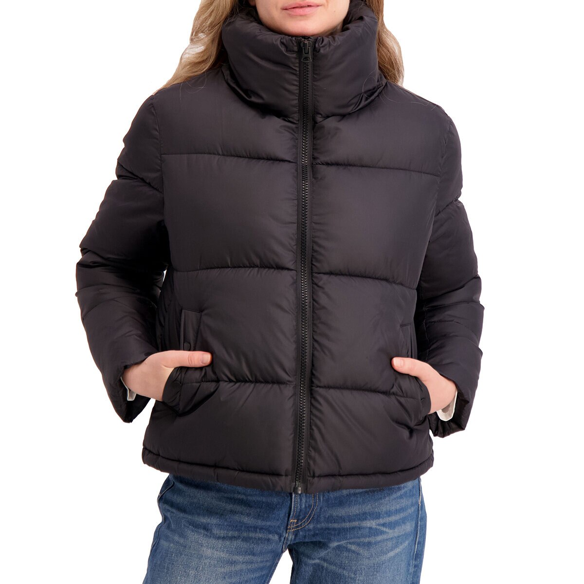 Hudson Chamarra para Dama Negro Extra Grande