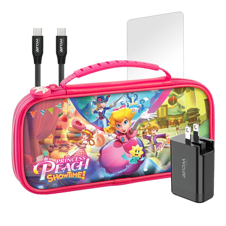 Kit Gamer Nintendo Switch - Princesa Peach Kit Gamer Nintendo Switch - Princesa Peach