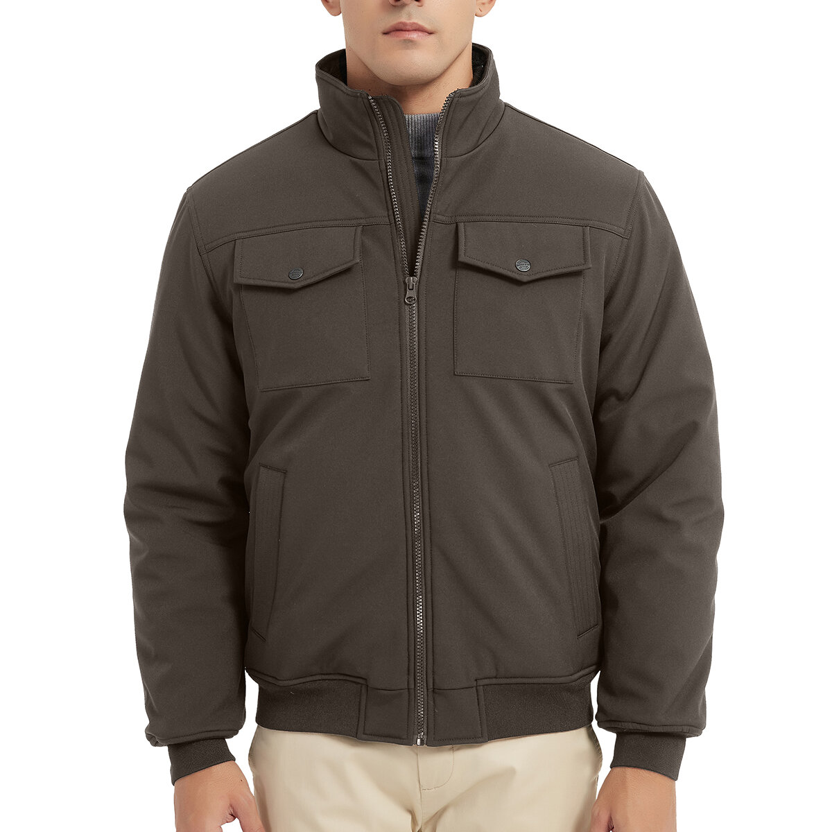 Hawke & Co Chamarra para Caballero Gris Mediana