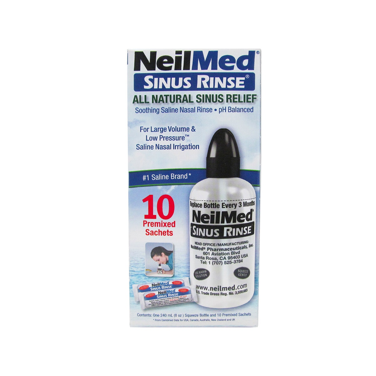 Neilmed Sinus Rinse kit  170 sobres