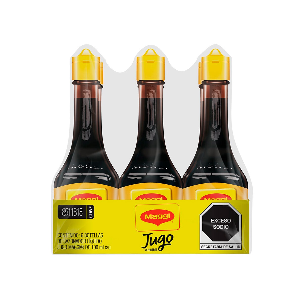 Jugo Maggi Sazonador 6 pzas de 100 ml