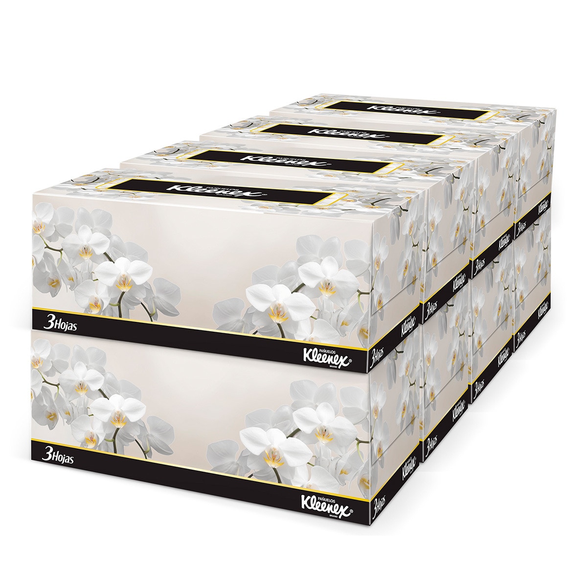 Kleenex Pañuelo Triple Hoja 100 pzas