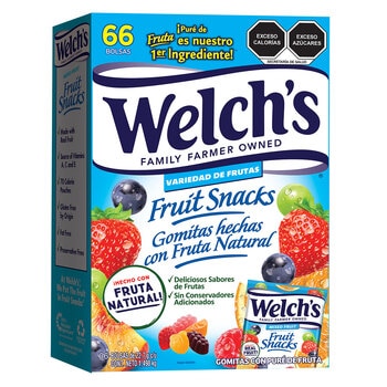 Welch's Gomitas Hechas con Fruta Natural 66 pzas de 22.7 g