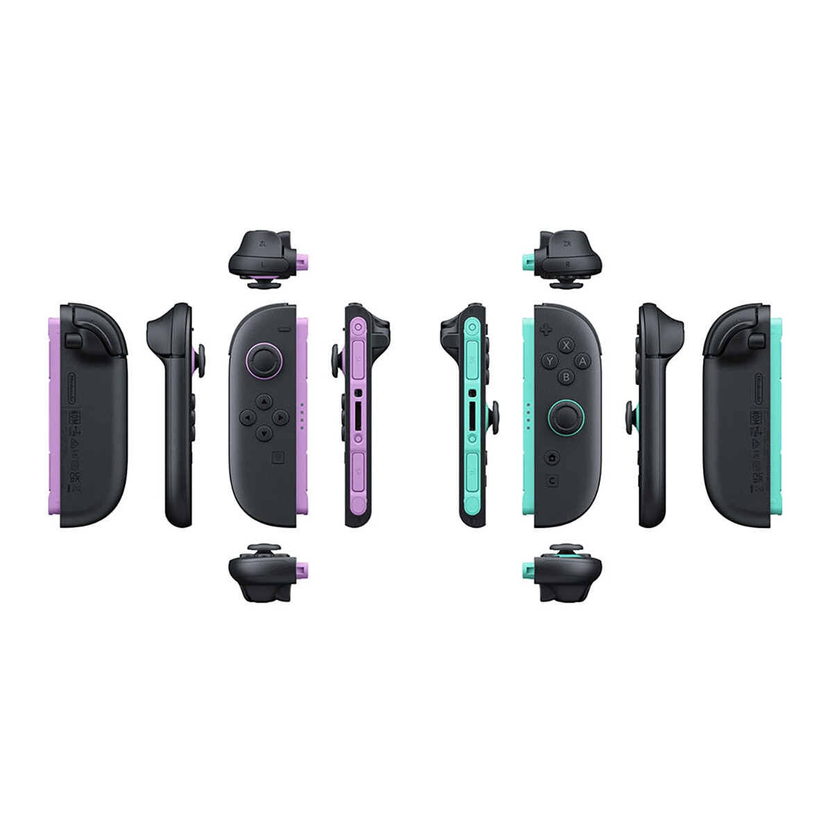 Nintendo Switch 2 Joy-Con Morado y Verde Nintendo Switch 2 Joy-Con Morado y Verde