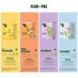 Flor de la Paz Tés Orgánicos Herbales 64 pzas Flor de la Paz Tés Orgánicos Herbales 64 pzas