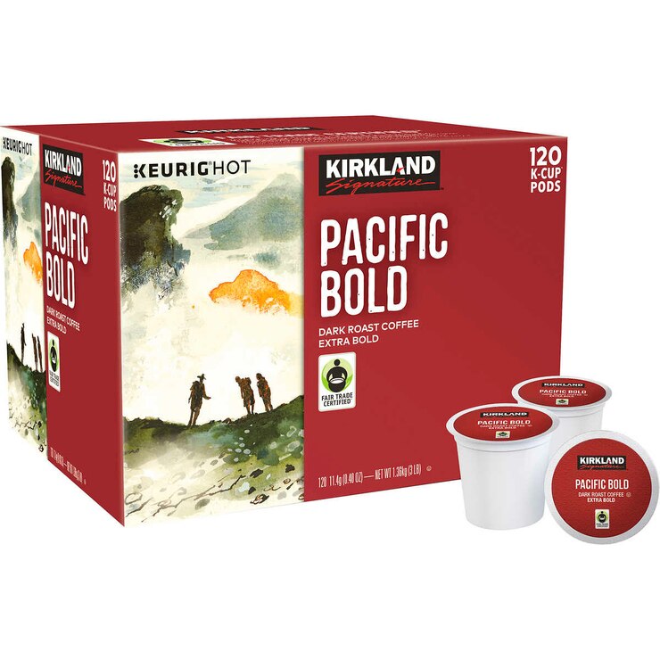 Kirkland Signature café pacific bold , 120 KCup (cápsulas) Costco México
