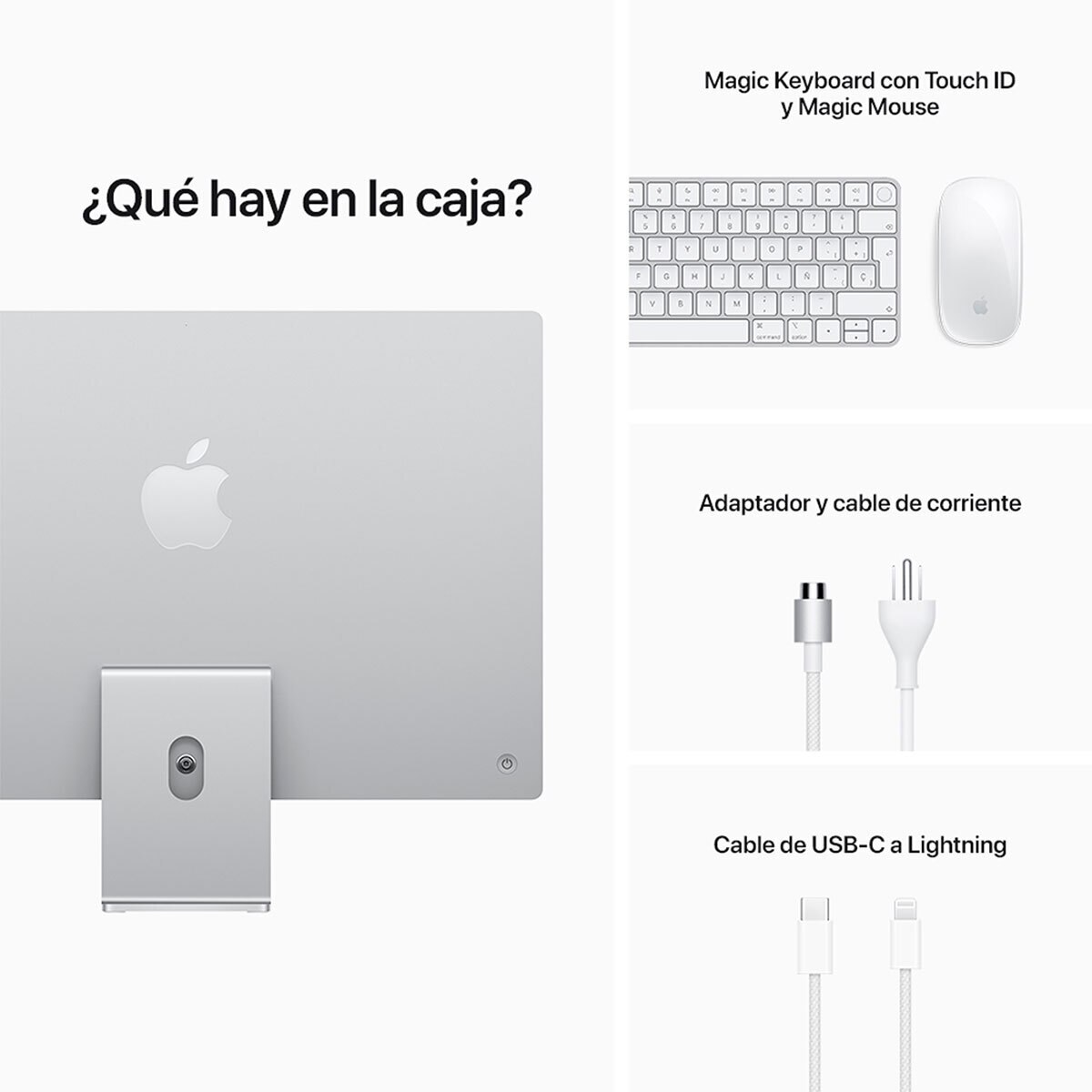 Apple iMac 24" Chip M1 512GB Retina 4.5K Plata Costco México