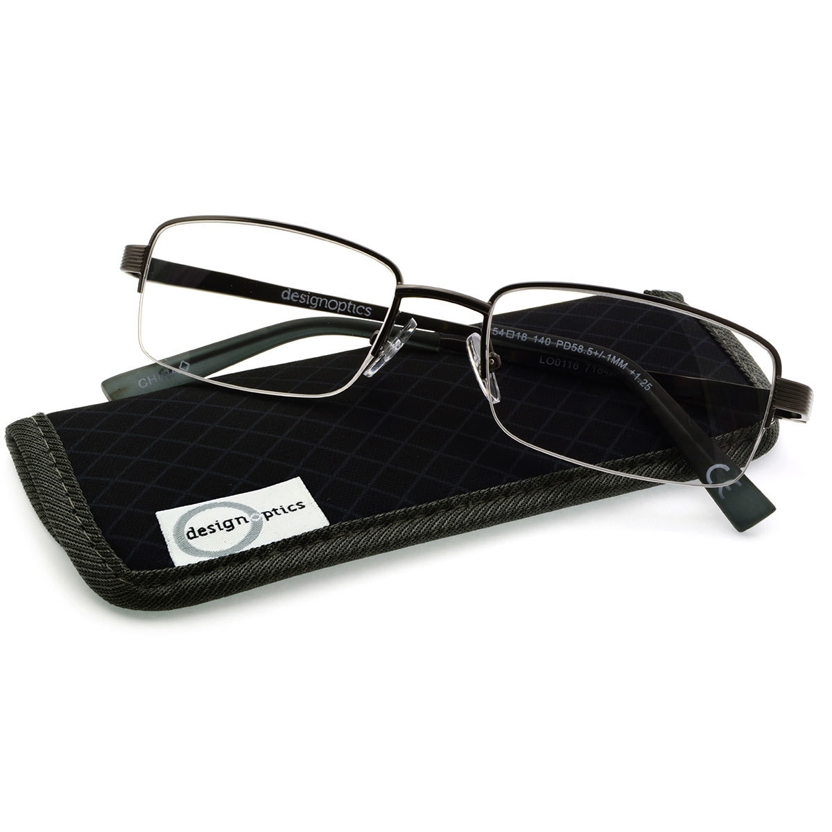 Design Optics, Lentes de Lectura, Dioptría 2.00, Ben, 3 Piezas