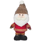 Set de 2 Figuras Festivas Santa y Pingüino