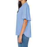 Well Worn Blusa para Dama Azul Extra Grande