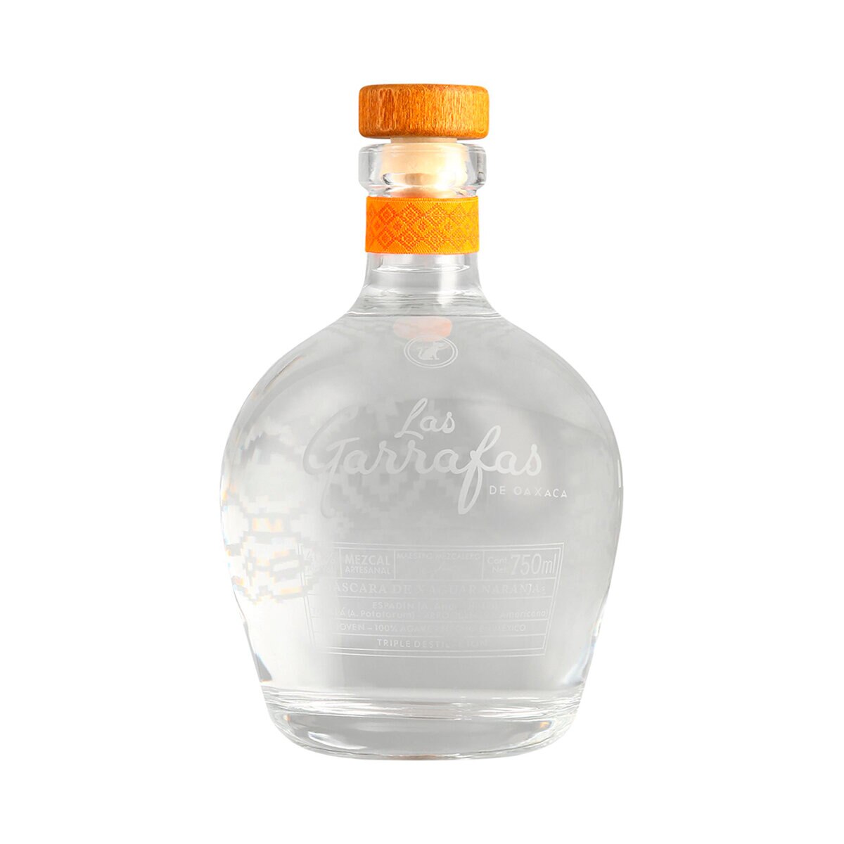 Mezcal Las Garrafas Joven Xaguar 750 ml