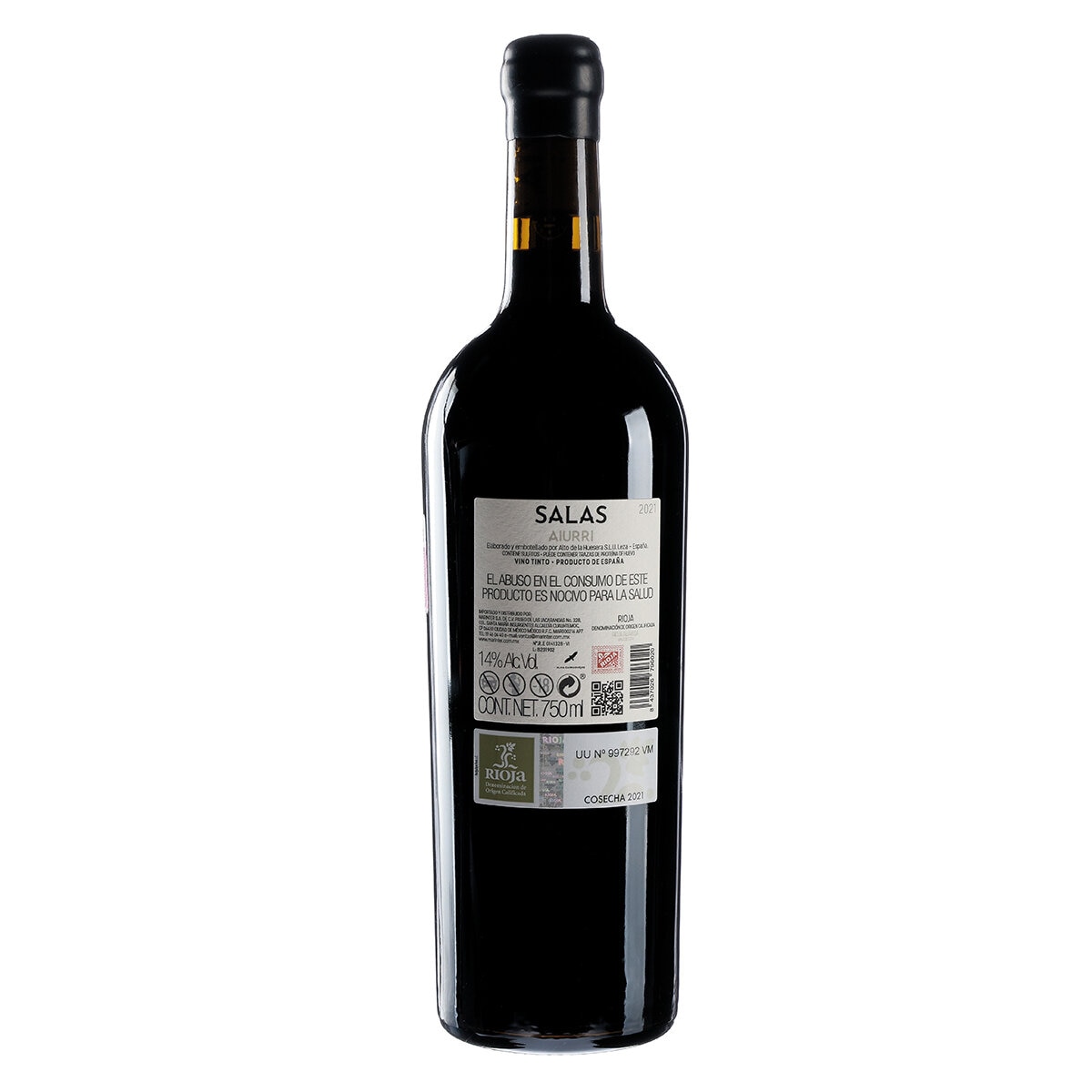 Vino Tinto Aiurri Salas 21 de 750 ml