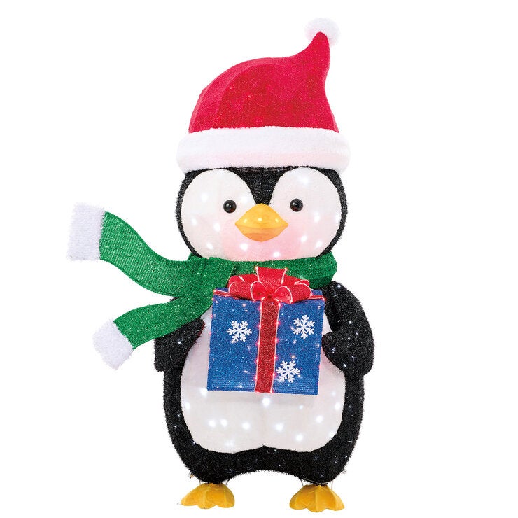 Pingüino con Luces LED 1.5m Pingüino con Luces LED 1.5m
