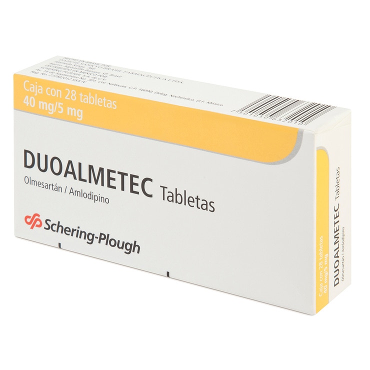 Duoalmetec 40/5mg 28 Tabletas