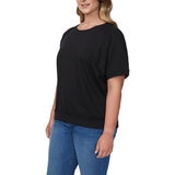 Buffalo David Bitton Sudadera para Dama Negro Extra Grande