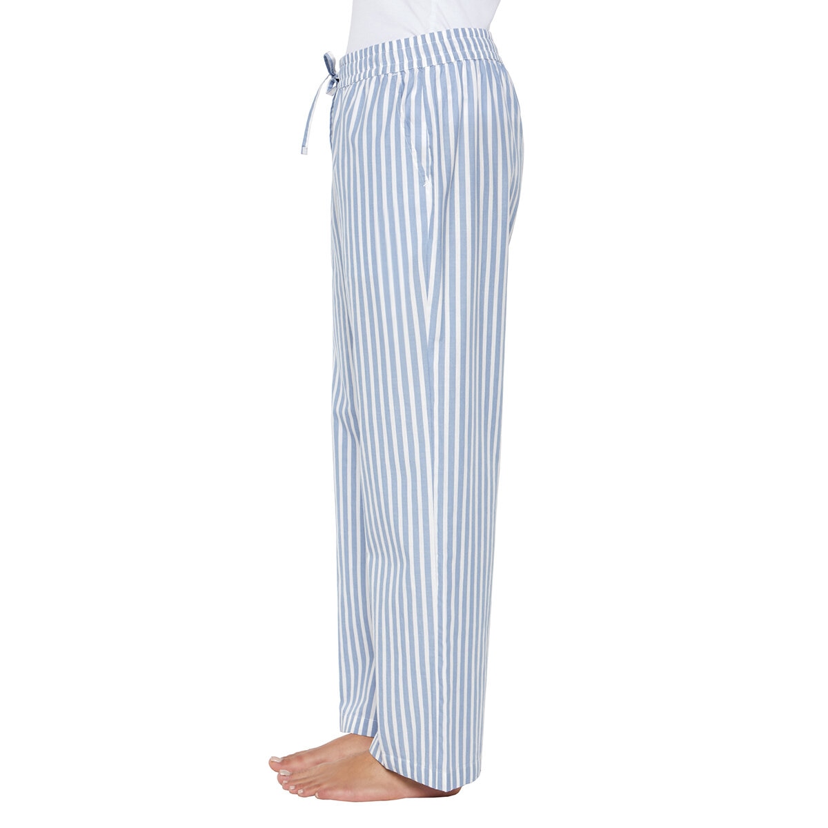 Wildfox Conjunto de Pantalones de Pijama para Dama Azul y Verde Extra Grande