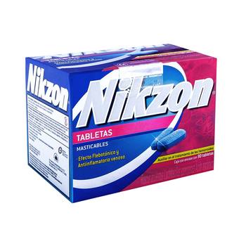 Nikzon 180 tabletas masticables