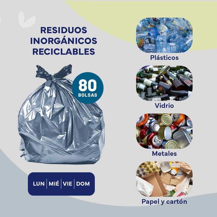 Logar Bolsas para Basura 150 pzas de 49 l Logar Bolsas para Basura 150 pzas de 49 l